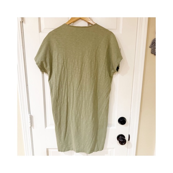 - Anthropologie Green Akemi & Kin Hanselle Cocoon Dress Muted Olive S - Picture 9 of 9